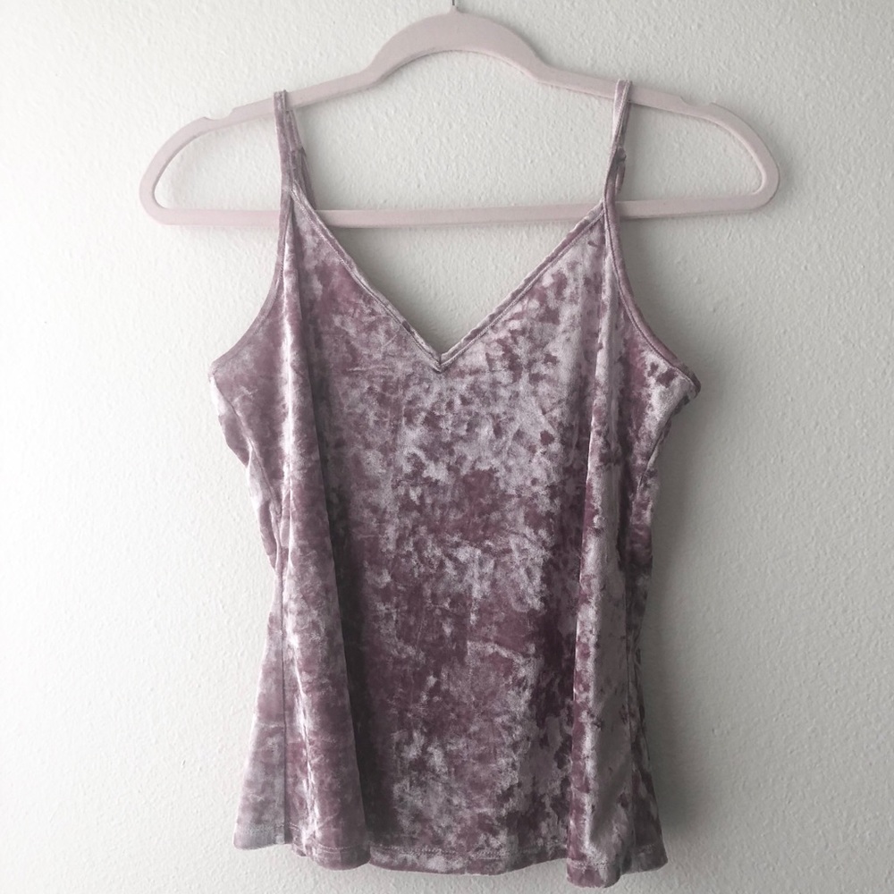 R21 Pink Velvet Top